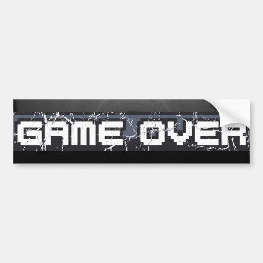 Gewoon even rondlopen bumpersticker (Voorkant)
