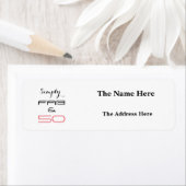 Gewoon FAB & Vijftig Verjaardag - Retouradres Etiket (Insitu)