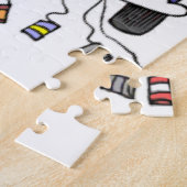 Gewoon gehuwde auto legpuzzel (Zijkant)