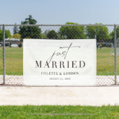 Gewoon gehuwde autobanner Ontvanging Decoratie C30 Spandoek (Insitu)