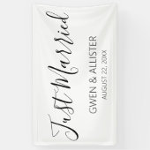 Gewoon gehuwde autocoureur B613 Spandoek (Verticaal)