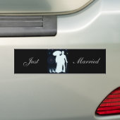 Gewoon gehuwde Bumpersticker (Op auto)