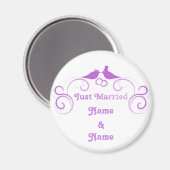 Gewoon gehuwde Passen getrouwd Thunder_Cove Magneet (Voorkant / Achterkant)