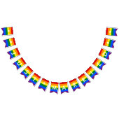 Gewoon gehuwde regenboogvlag LGBT Pride Weddenscha Vlaggetjes (Alle)