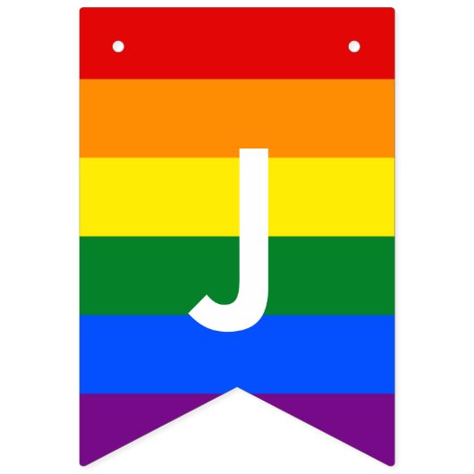 Gewoon gehuwde regenboogvlag LGBT Pride Weddenscha Vlaggetjes (Derde vlag)