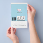 Gewoon gehuwde Snoep-bordrestanten Flyer (Hand)