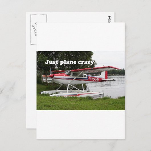 Gewoon gek op vliegtuig: Vliegtuig van Cessna, Ala Briefkaart (Voorkant / Achterkant)