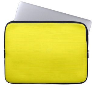 Gewoon gele achtergrond laptop sleeve