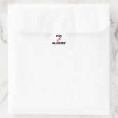 GEWOON GEMAAKT DRIEHOEK STICKER (Tas)