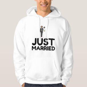 GEWOON GEMAAKT WEDDING BRIDE GROOM HOODIE
