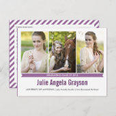 Gewoon Genius 3 foto Afstuderen Briefkaart (Voorkant / Achterkant)