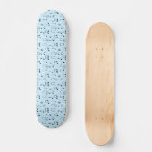 Gewoon Genoteerd Blauw Skateboard (Voorkant)