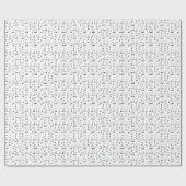 Gewoon genoteerd wit cadeaupapier (Vlak)