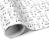 Gewoon genoteerd wit cadeaupapier (Rol Hoek)