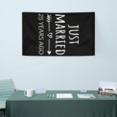 Gewoon getrouwd 25 jaar geleden spandoek (Beurs)