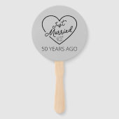 Gewoon getrouwd 50 jaar geleden III Handwaaier (Voorkant)