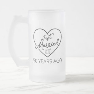 Gewoon getrouwd 50 jaar geleden III Matglas Bierpul