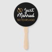 Gewoon getrouwd 50 jaar geleden IV Handwaaier (Achterkant)