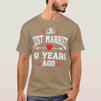 Gewoon getrouwd 60 jaar geleden 60th Wedding Jubil T-shirt