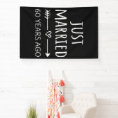 Gewoon getrouwd 60 jaar geleden. spandoek (Insitu)