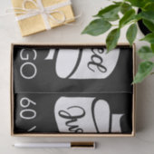 Gewoon getrouwd 60 jaar geleden V Tissuepapier (Geschenk)