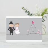 gewoon getrouwd aankondiging (Staand voorkant)