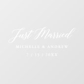 Gewoon getrouwd auto achterruit klampen raamsticker (Vel)