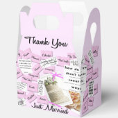 Gewoon getrouwd dank u bruiloft gunst box bedankdoosjes (Open)