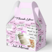 Gewoon getrouwd dank u bruiloft gunst box bedankdoosjes (Achterkant)