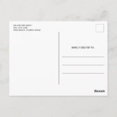 Gewoon getrouwd foto bruiloft blanco dank u briefkaart (Achterkant)