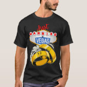 Gewoon getrouwd in VEGAS Las Vegas bruiloft BRUID  T-shirt (Voorkant)