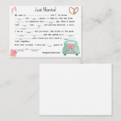 Gewoon getrouwd met libs notitiekaartje (Voorkant / Achterkant)