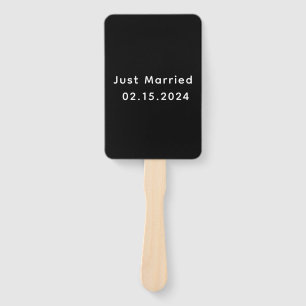 Gewoon getrouwd Mr. & Mrs. Weddenschapsmonogram Handwaaier