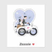 Gewoon getrouwd paar sticker (Vel)