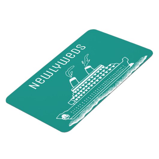 Gewoon getrouwd Passen getrouwd bruiloft cruise ca Magneet (Linkerzijde)