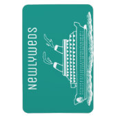 Gewoon getrouwd Passen getrouwd bruiloft cruise ca Magneet (Verticaal)