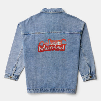 Gewoon getrouwde shirten - huwelijken denim jacket