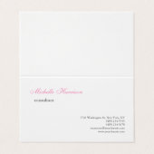 Gewoon gewoon klassiek gewoon visitekaartjes (Buitenkant ongevouwen)