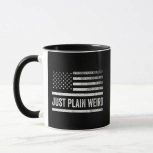 Gewoon Gewoon Weird Amerikaanse Vlag Verkiezing  Mok