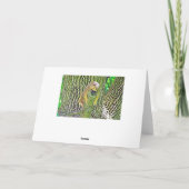 Gewoon Gezegde Hallo Schattigee eekhoorn in Tree K Kaart (Achterkant)