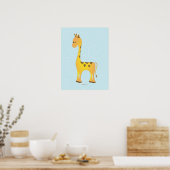 Gewoon Giraffe Poster (Keuken)