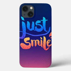 Gewoon glimlach iPhone 13 hoesje