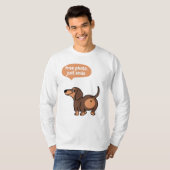 Gewoon glimlachen, gratis foto t-shirt (Voorkant volledig)