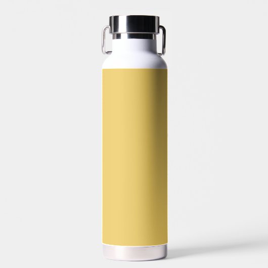 Gewoon goud script gepersonaliseerd waterfles (Voorkant)