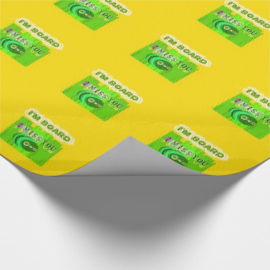 Gewoon grappig dat ik je mis... cadeaupapier (Hoek)