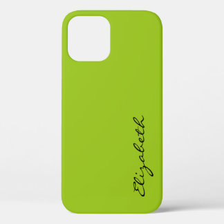 Gewoon groene achtergrond iPhone 12 pro hoesje