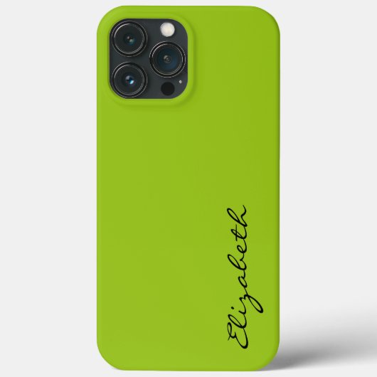 Gewoon groene achtergrond Case-Mate iPhone case (Achterkant)