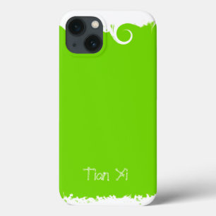 Gewoon groene professionele legant modern iPhone 13 hoesje