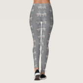Gewoon hangen rond leuke luie luiaard leggings (Achterkant)