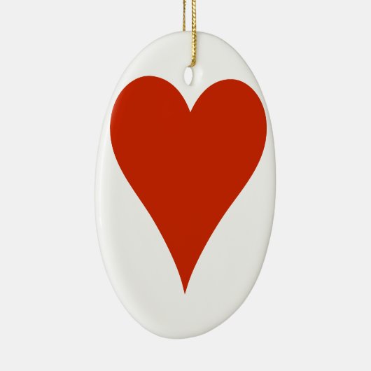 Gewoon hart keramisch ornament (Rechts)